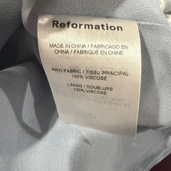 Reformation Fable Floral Smocked Midi Dress – Size Large - Picture 6 of 8